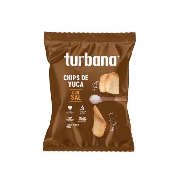 CHIPS DE YUCA CON SAL 70G TURBANA